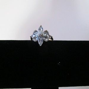 March Birthstone Aquamarine 14K Gold Ring